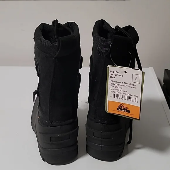 Itasca Black Thermolite Winter Boots ITASCA THINSULATE WATERPROOF WINTER BOOTS WOMENS SIZE 10  main image 4